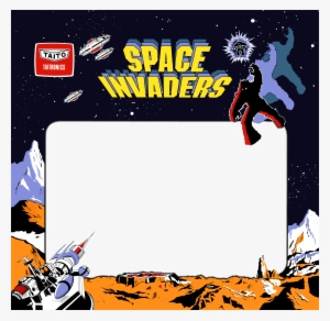 A - Space Invaders Bezel Png