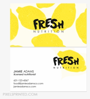 Nutritionist Business Cards