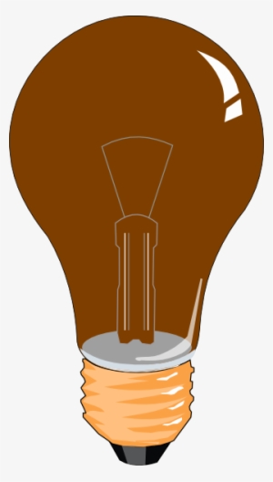 Brown Bulb Svg Clip Arts 336 X 592 Px