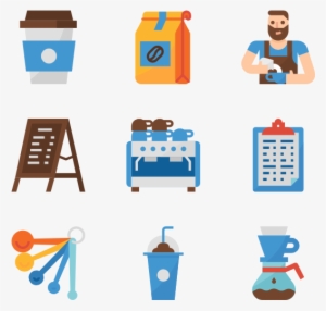 Coffee Shop - Baristar Icon Png