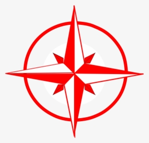 Compass Clipart Red - Red Compass Clip Art Png