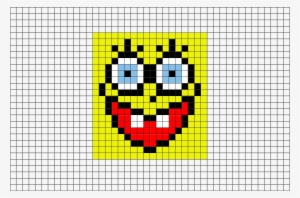 Sponge Bob Face Pixel Art From Brikbook - Spongebob Face Pixel Art