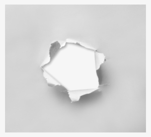 Hole, Torn, Paper, Through, Round, Circle, Broken - Torn Paper Hole Png