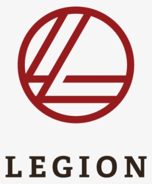 Legion Primary Logo Crimson-charcoal On Transparent - Legion Logistics