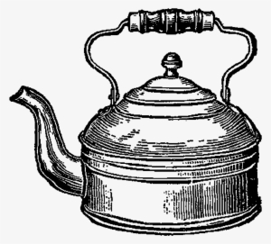 Vintage Tea Kettle Image - Tea Kettle Drawing