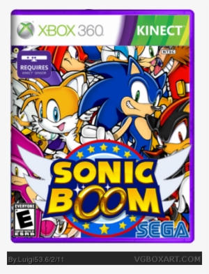 Sonic Boom Box Cover - Xbox 360 Kinect Sonic