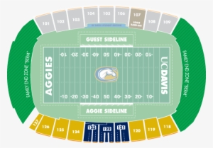 Uc Davis Football Tickets - Aggie Stadium Map Uc Davis