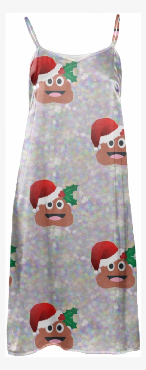 Santa Poop Emoji Slip Dress $114 - Cafepress Santa Christmas Poop Emoji Iphone 6 Tough