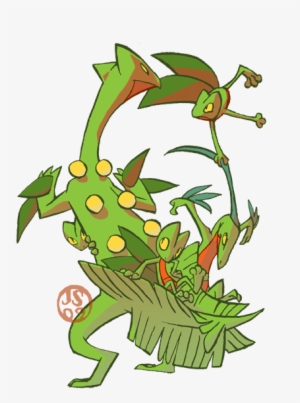 Illustration Gaming Pokemon Video Games Fan Art Digital - Pokemon Treecko Fan Art