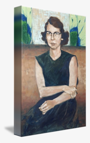 "wise Blood A Portrait Of Flannery Oconnor" By Lauren - Gallery-wrapped Canvas Art Print 11 X 16 Entitled Wise