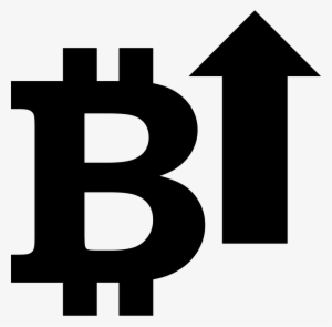 With An Up Arrow Icon Free Download - Bitcoin Uping Icon Png