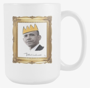 Barack Obama With Crown Mug - Model Crochet Slippers In Acrylic On The Order (color,