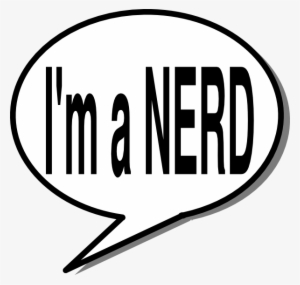 I M A Nerd Clip Art - Im A Nerd Sign