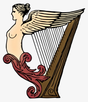 Female, Harp, Instrument, Lady, Music, Musical Harp, - Harp Clipart