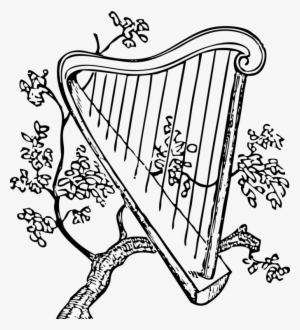 Musical Instruments Celtic Harp String Instruments - Harp Clipart