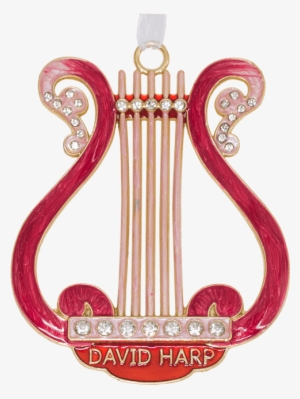 The Gracefully Curved Shape The David's Harp In Pink - David