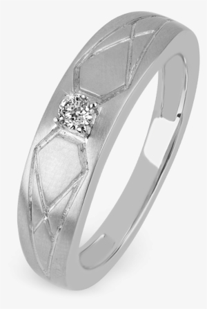Orra Crown Star Platinum Ring For Him - Orra Jewellery