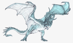 Wyvern By Fafnirx On Deviantart Clipart Black And White - Dragon On Two Legs