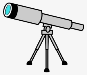 Cartoon Telescope 005 - Transparent Background Telescope Clipart