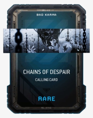 Chains Of Despair Supply Drop Card Mwr - Portable Network Graphics
