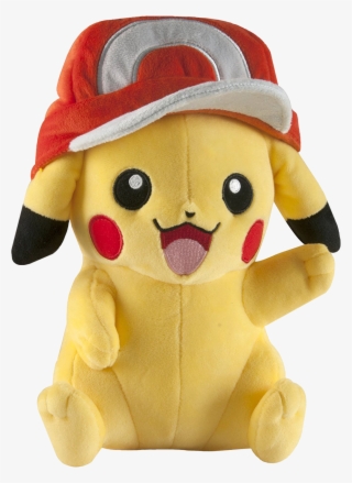 Pokémon Large Pikachu With Ash's Hat Plush - Pikachu Plush