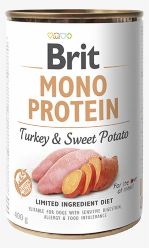 100% Pure Turkey Protein With Sweet Potatoes - Brit Mono Protein Lamb & Rice