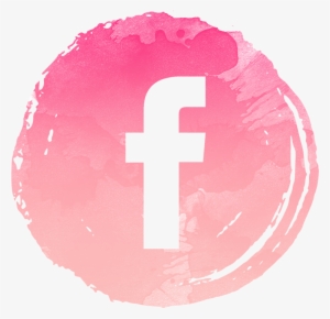 Pink And Black Facebook Icon - Rosa Icono Facebook Png