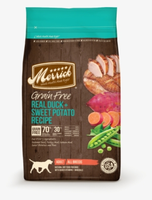 Merrick Grain Free Real Duck And Sweet Potato Dry Dog - Merrick Grain Free Dry Dog Food
