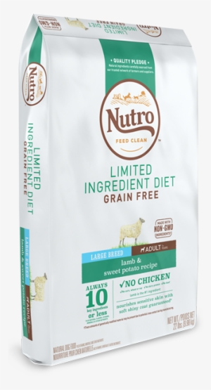 Nutro™ Limited Ingredient Diet Adult Large Breed Lamb - Limited Ingredient Grain Free, Lamb And Sweet Potatoes