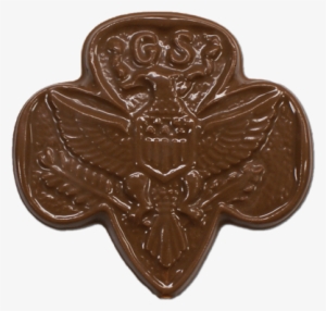 Girl Scout Emblem Lollipop - Gingerbread