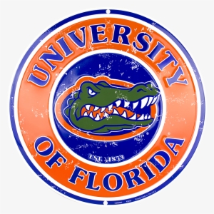 Florida Gators Circle Sign - Florida Gators Round Logo