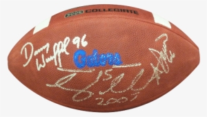 Steve Spurrier , Danny Wuerffel And Tim Tebow Autographed - American Football