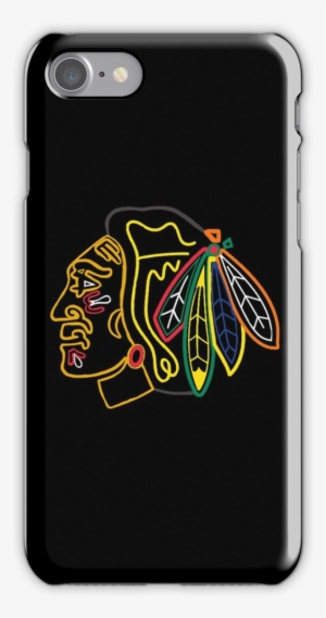 Neon Chicago Blackhawks Iphone 7 Snap Case - Chicago Blackhawks Cutout Birthday Party Supplies