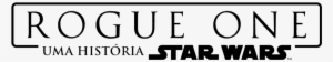 Rogue One Pt Br Logo 2 Preto - Star Wars Battlefront 2 Logo