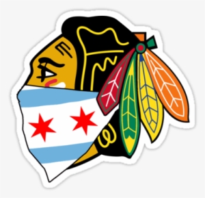 Chicago Blackhawks Logo Png For Kids - Chicago Blackhawks Logo With Bandana