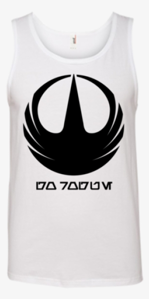 Rogue One Black 100% Ringspun Cotton Tank Top - Rogue One Clipart