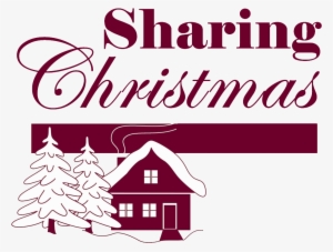 Sharing Christmas Logo Plain Transparent Png - Christmas - The Magic Of Christmas - 2 1/4 Inch Round