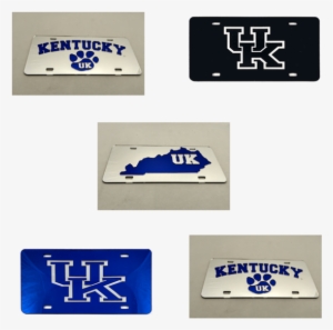 University Of Kentucky Acrylic License Plates Bluegrass - Kentucky Tie Clip, Gold