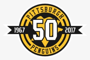 50th Anniversary Pittsburgh Penguins Logo - Pittsburgh Penguins 50 Years