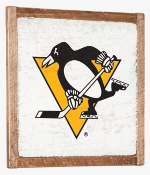 Pittsburgh Penguins Vintage Wall Art - Pittsburgh Penguins Logo Png