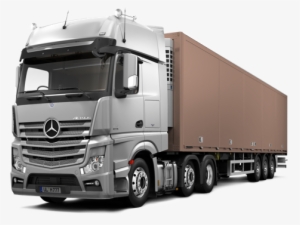 Truck & Heavy Duty Engine Oils - Mercedes Actros White Background