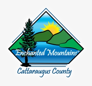 Enchanted Mountains Logo With Glow - Cattaraugus County, New York
