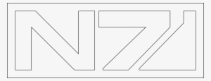 N7clear , Clear N7 Logo - Line Art