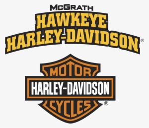 mcgrath hawkeye harley-davidson logo arch - harley davidson