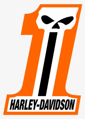 Number One Harley Logo, To Pin On Pinterest - Harley Decals