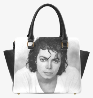 Psylocke Leather Designer Handbag With Michael Jacksons - Michael Jackson