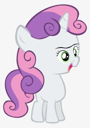 I Shooped A Pwny, Mongoloid, Mutant, Safe, Sweetie - Mlp Changeling Sweetie Belle