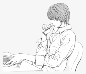 Light Yagami On Tumblr - Transparent Light Yagami Manga