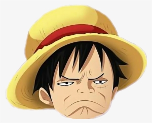 Luffy Sticker - Luffy Face Png