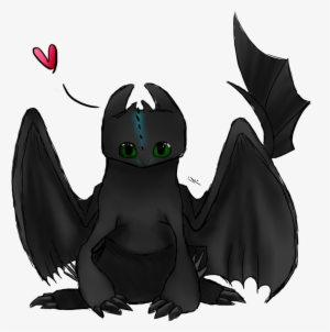 Httyd Toothless Art Work Wings Train Your Dragon Artwork - Illustration